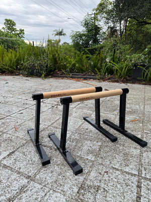 A set of gymnastics parallettes